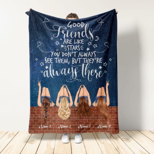 Friends - Good Friends Are Like Stars Blanket-Macorner