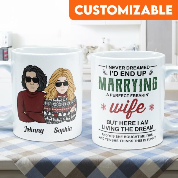 Awesome Husband Awesome Wife - Personalized Mug - Christmas Gift For Husband And Wife