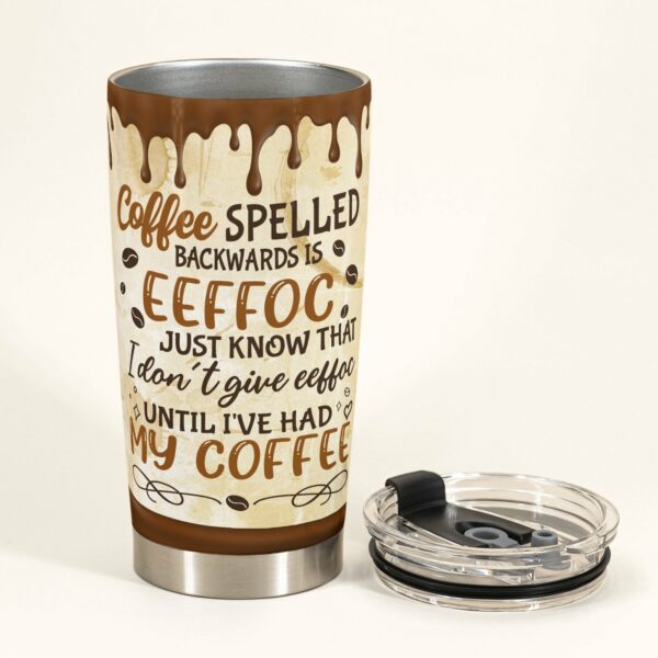 Coffee Spelled Backwards Is Eeffoc - Personalized Mug - Birthday Gift For Coffee Lovers