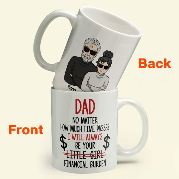 Dad I Will Always Be Your Financial Burden - Personalized Mug - Birthday & Christmas Gift For Dad, Grandpa, Father, Papa