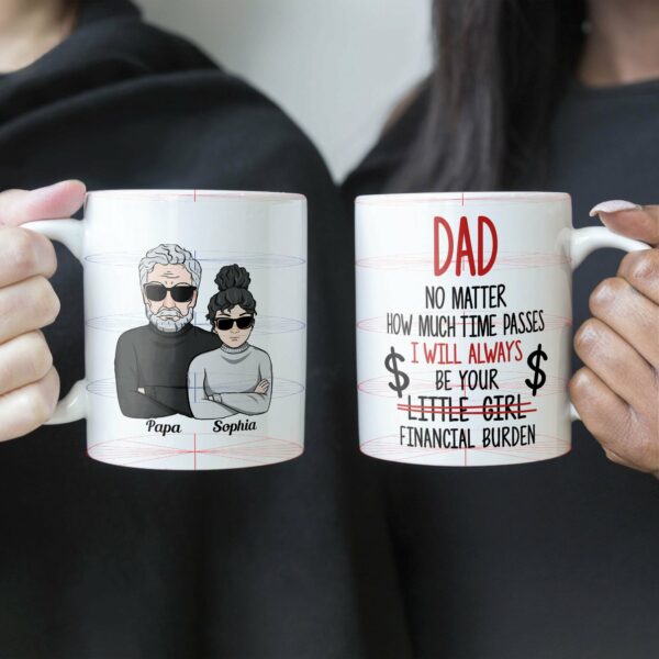 Dad I Will Always Be Your Financial Burden - Personalized Mug - Birthday & Christmas Gift For Dad, Grandpa, Father, Papa