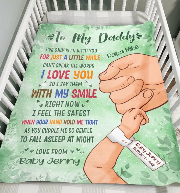 To My Daddy Colorful Blanket-Macorner