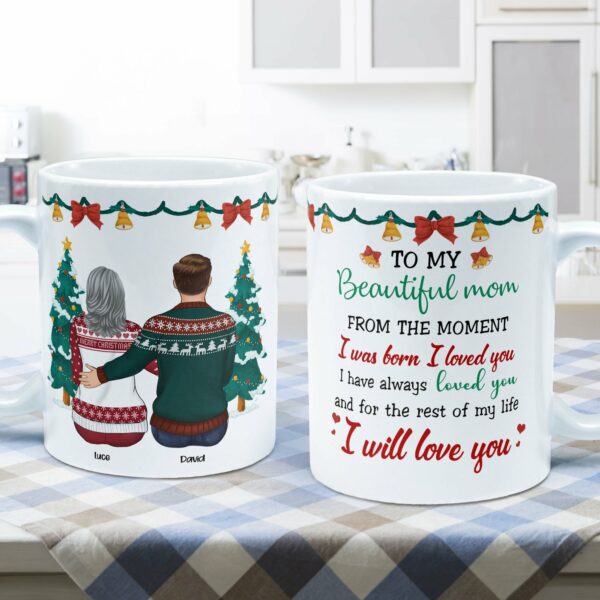 From The Moment I Was Born I Loved You - Personalized Mug - Christmas Gift For Mom, Mother