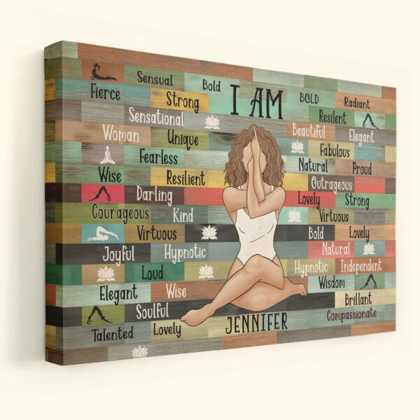 I Am Yoga Girl - Personalized Poster/Canvas - Birthday Gift For Yoga Lover