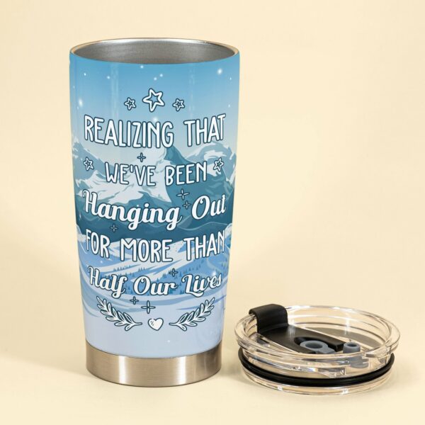 Lose Our Minds & Find Our Souls - Personalized Tumbler Cup - Birthday Gift For Besties, Skiing Lovers, Skiing Team