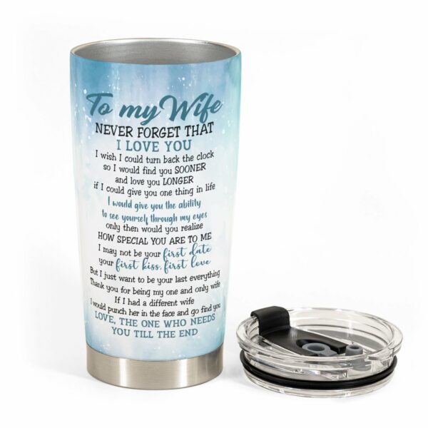 Love You To The Mountain And Back - Personalized Tumbler Cup - Gift For Skiing Lovers, Skiing Couple