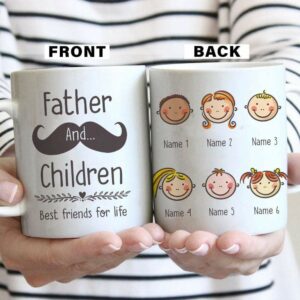 Father And Children Friends For Life Mug-Macorner