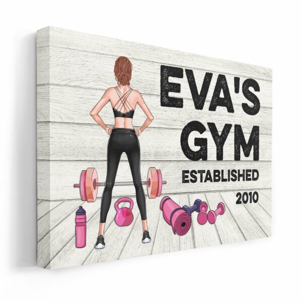 Gym Room Sign, Fitness Custom Poster/Canvas, Gift For Fitness Lovers-Macorner