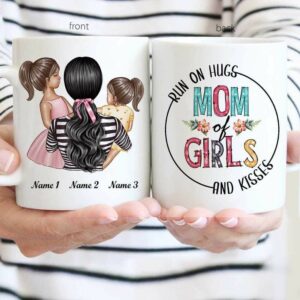 Run On Hugs And Kisses Mug-Macorner