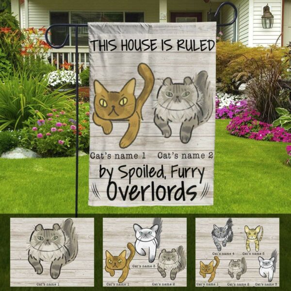 This House Is Ruled By Spoiled, Furry Overlords Flag-Macorner