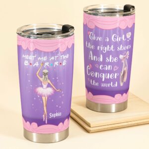 Meet Me At The Barre - Personalized Tumbler Cup - Gift For Ballet Lover