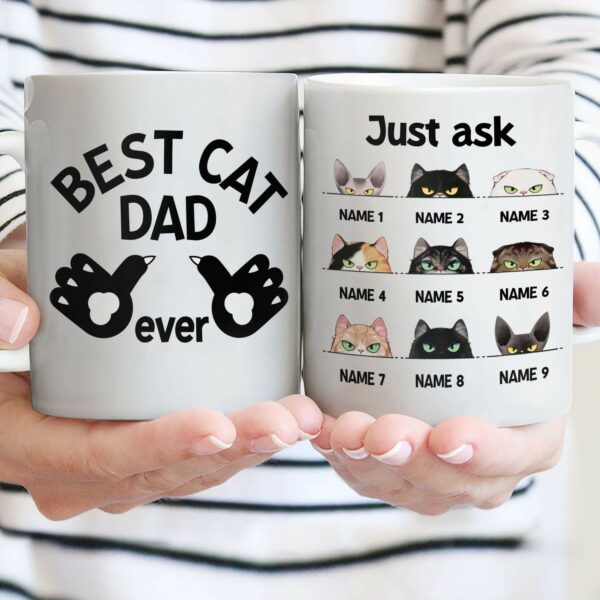 Best Cat Dad Ever Just Ask Mug-Macorner