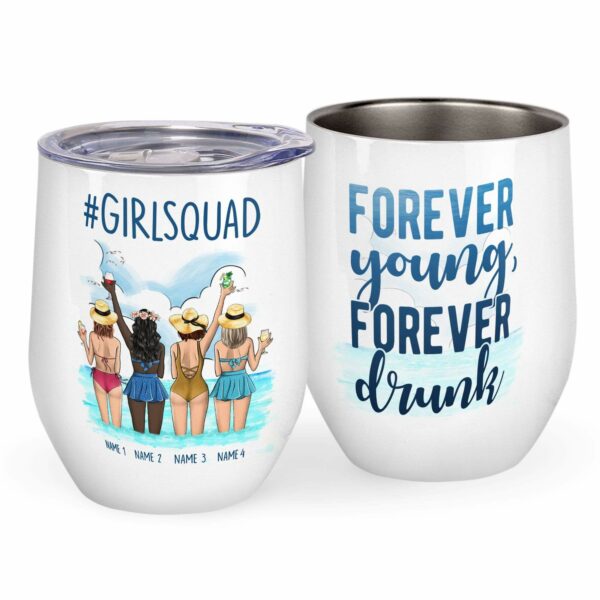 Girl Squad Wine Tumbler-Macorner