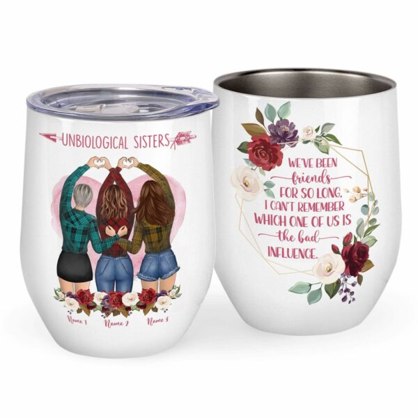 We'll Be Friends Until We're Old And Senile Wine Tumbler-Macorner