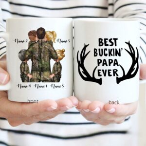 Best Buckin' Papa Ever Mug-Macorner