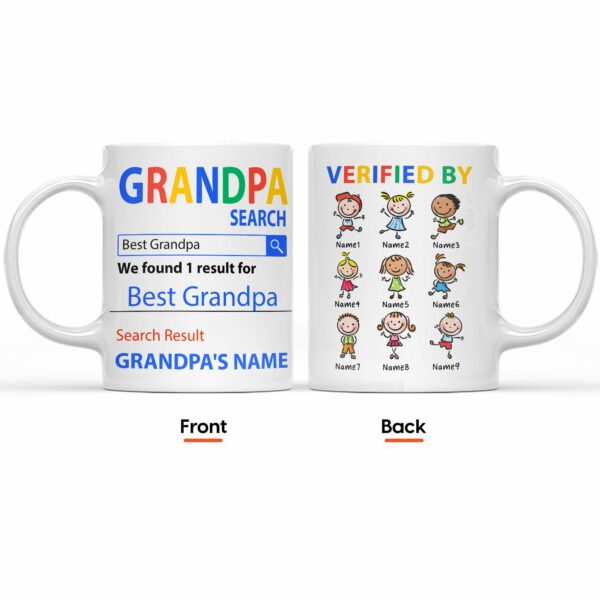 Best Grandpa Verified By Mug-Macorner