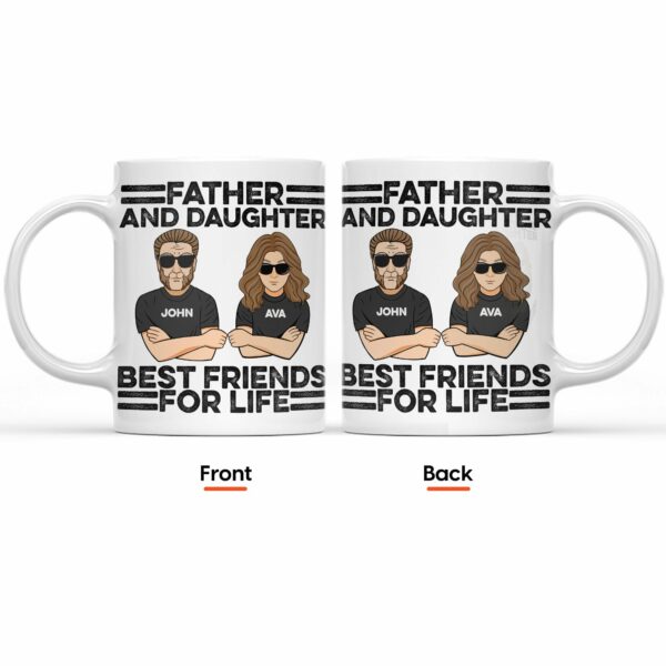 Like Father Like Daughter ...Oh Crap, I'm A Proud Dad Of A Freaking Awesome Daughter Custom Mug, Gift For Family-Macorner