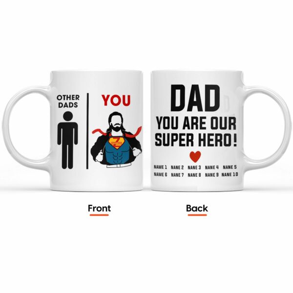 Dad You Are Our Super Hero Mug-Macorner