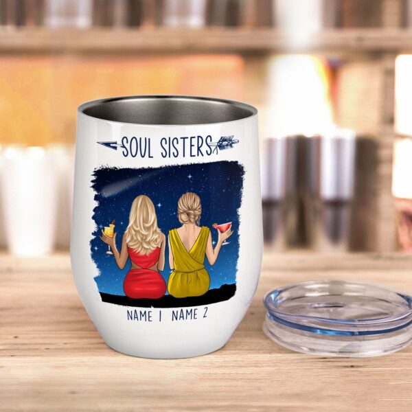 Good Friends Are Like Stars You Don't Always See Them But They're Always There Wine Tumbler-Macorner