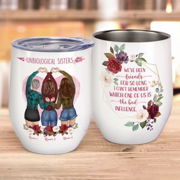 We'll Be Friends Until We're Old And Senile Wine Tumbler-Macorner