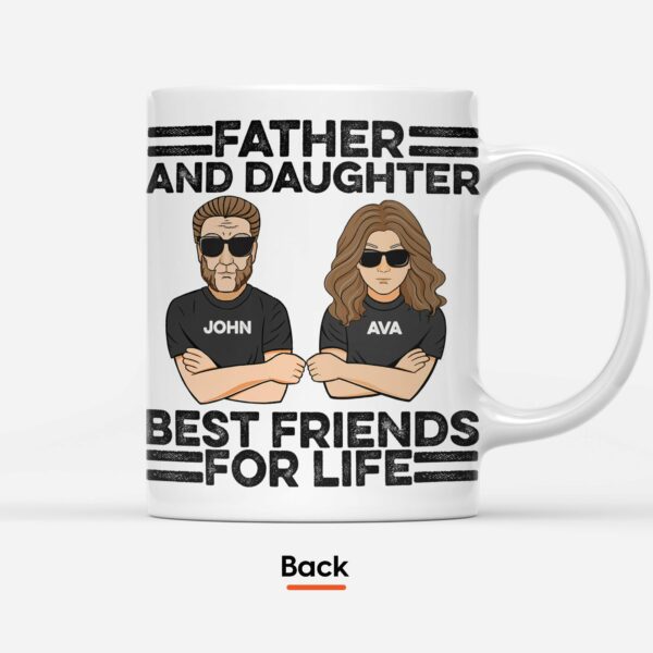 Like Father Like Daughter ...Oh Crap, I'm A Proud Dad Of A Freaking Awesome Daughter Custom Mug, Gift For Family-Macorner