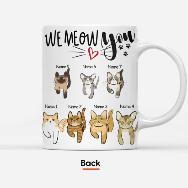 Dear Cat Dad. Thank You For Being Our Dad Mug-Macorner