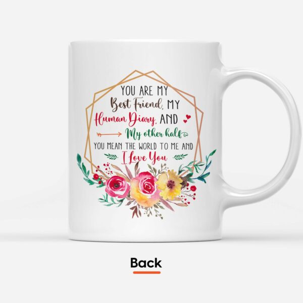 You Mean The World To Me - Personalized Mug - Gift For Besties & Old Friends