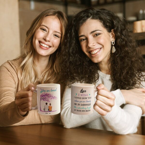 You Are Loved - Personalized Mug - Birthday Gift For mental Health