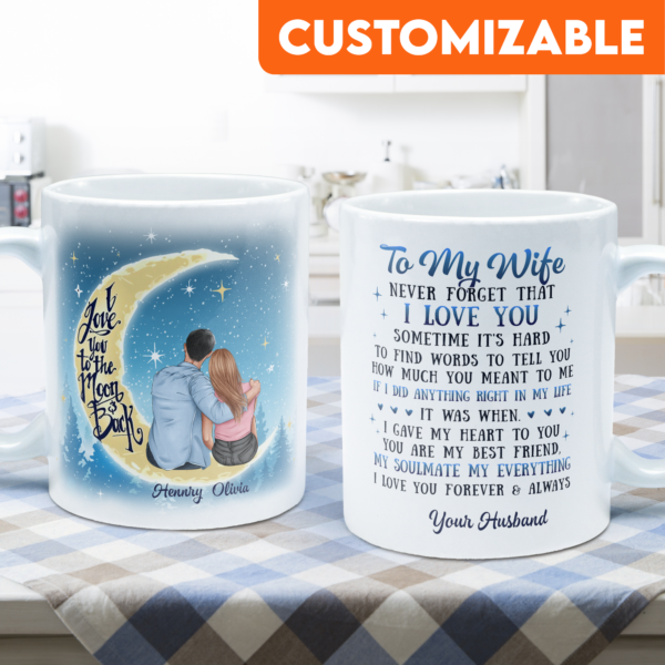 Never Forget That I Love You - Personalized Mug - Valentine's Day, christmasGift For Husband, Wife