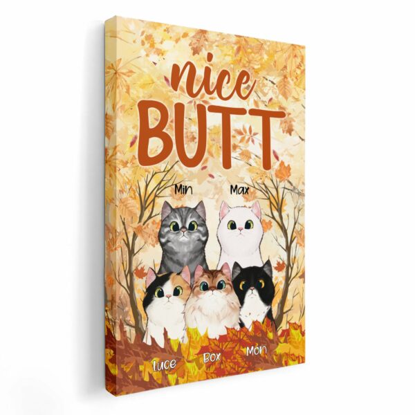 Nice Butt - Personalized Canvas/Poster - Gift For Cat Lovers