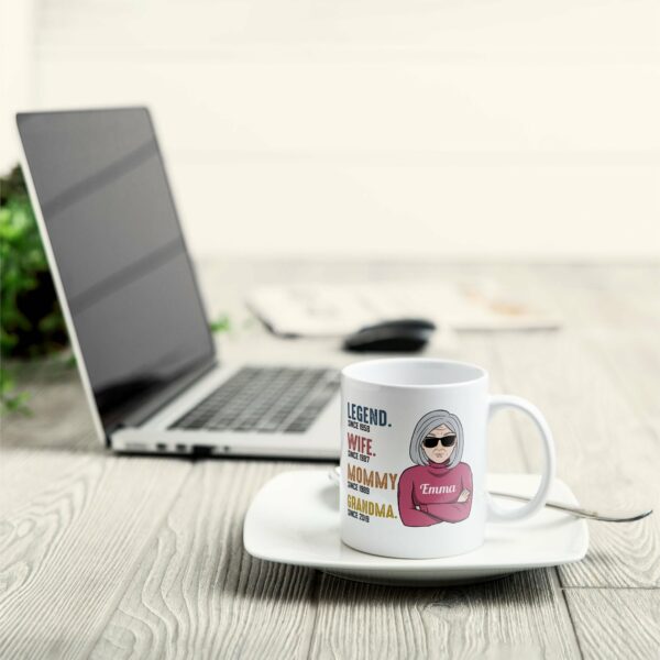 Only The Best Moms Get Promoted To Grandma - Personalized Mug - Birthday & Christmas Gift For Mom, Mother, Grandma, Nana, Mama