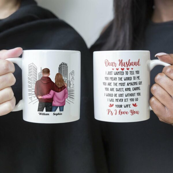 P.S I Love You - Personalized Mug - Valentine's Day, Anniversary Gift For Husband, Wife, Girlfriend, Boyfriend, Couple