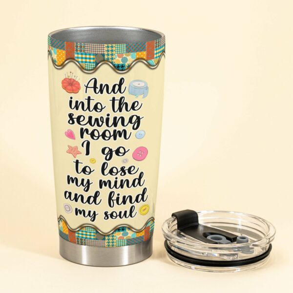 Sewciopath - Personalized Tumbler Cup - Birthday & Christmas Gift For Sewer, Quilter