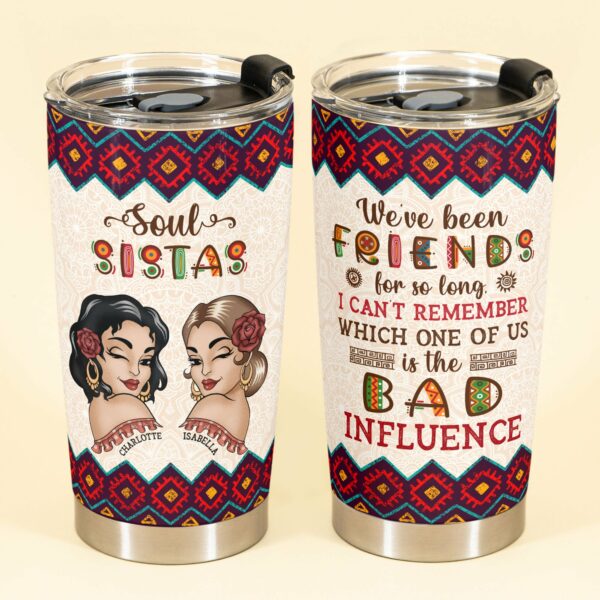 Soul Sistas - Personalized Tumbler Cup - Gift For Besties