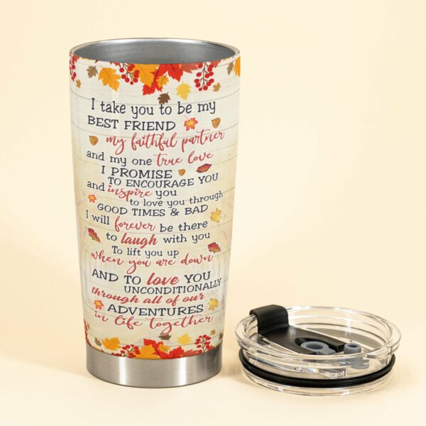 Soul Sister - Personalized Tumbler Cup - Fall Season Gift For Friends - Friends Making Heart