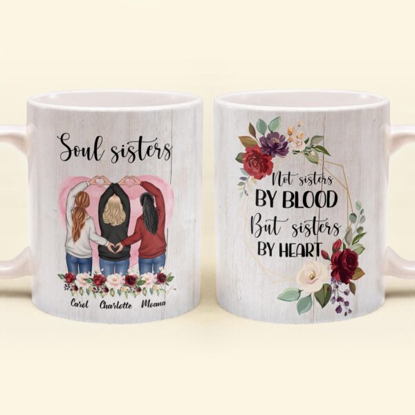 Soul Sisters - Personalized Mug - Gift For Besties