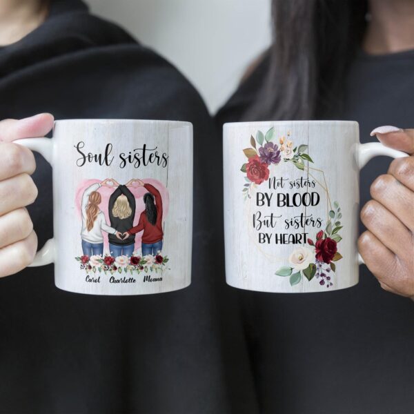 Soul Sisters - Personalized Mug - Gift For Besties