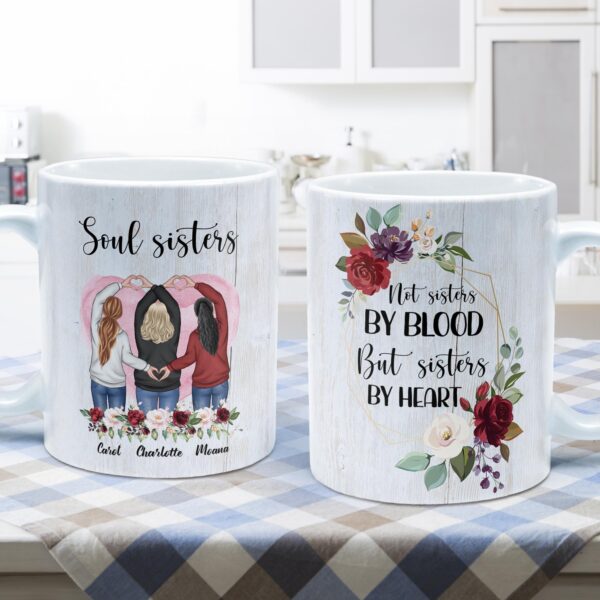 Soul Sisters - Personalized Mug - Gift For Besties