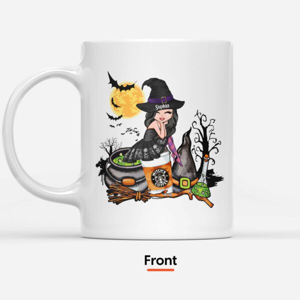 This Witch Needs Coffee - Personalized Mug - Halloween Gift For Coffee Lovers