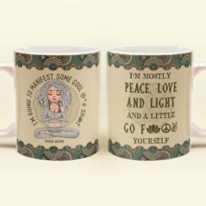 Today I'm Going To Manifest Some Cool - Personalized Mug - Birthday Gift For Yoga Lover