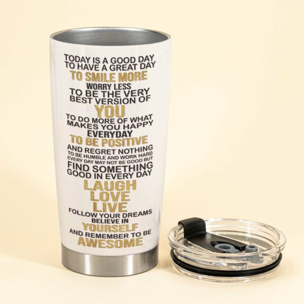 Today Is A Good Day - Personalized Tumbler Cup - Gift For Ballet Dancer, Ballerina