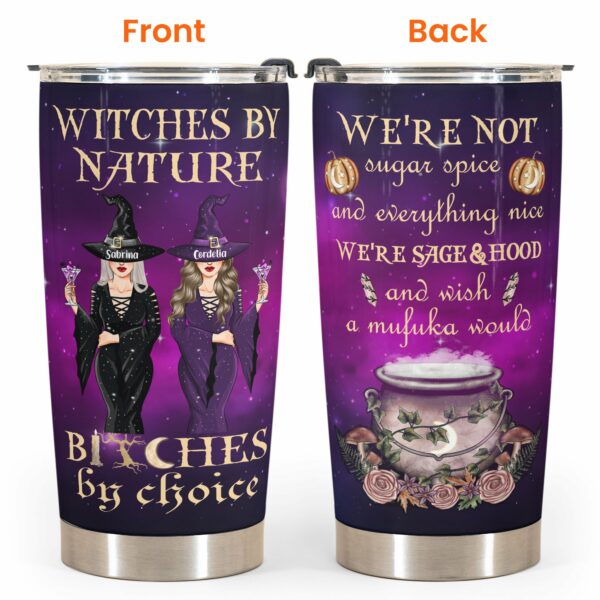 Witches By Nature - Personalized Tumbler Cup - Halloween Gift For Witches