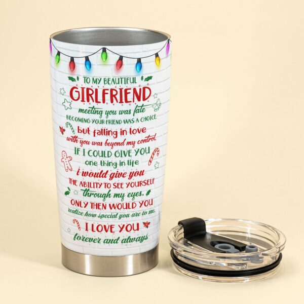 You Are The Light Of My Life - Personalized Tumbler Cup - Christmas Gift For Couple