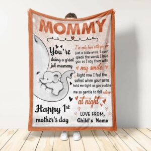 Mommy - You're Doing A Great Job Blanket-Macorner