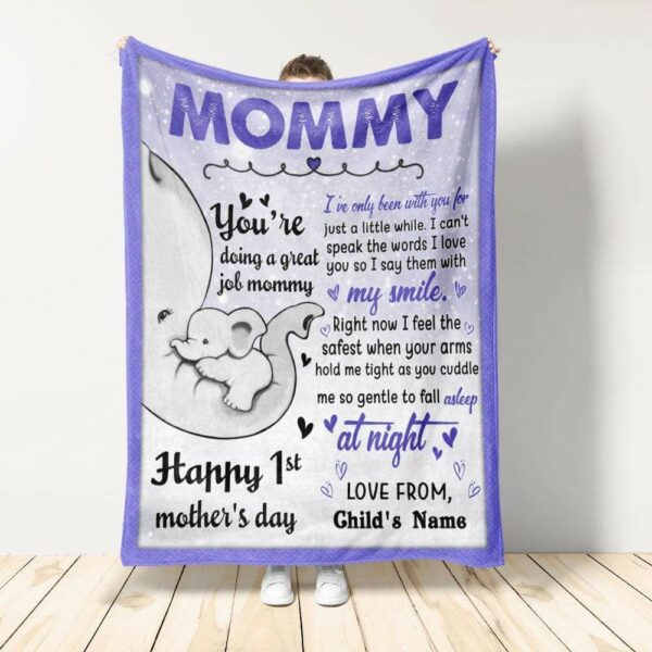 Mommy - You're Doing A Great Job Blanket-Macorner