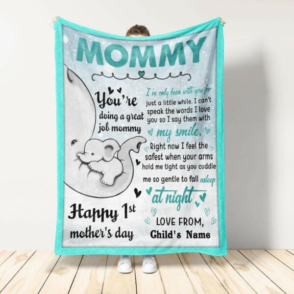 Mommy - You're Doing A Great Job Blanket-Macorner