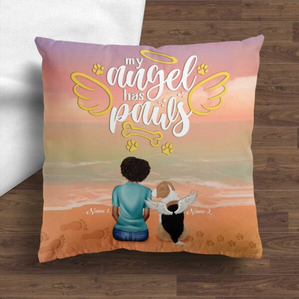 My Angel Has Paws Pillow (Insert Included)-Macorner